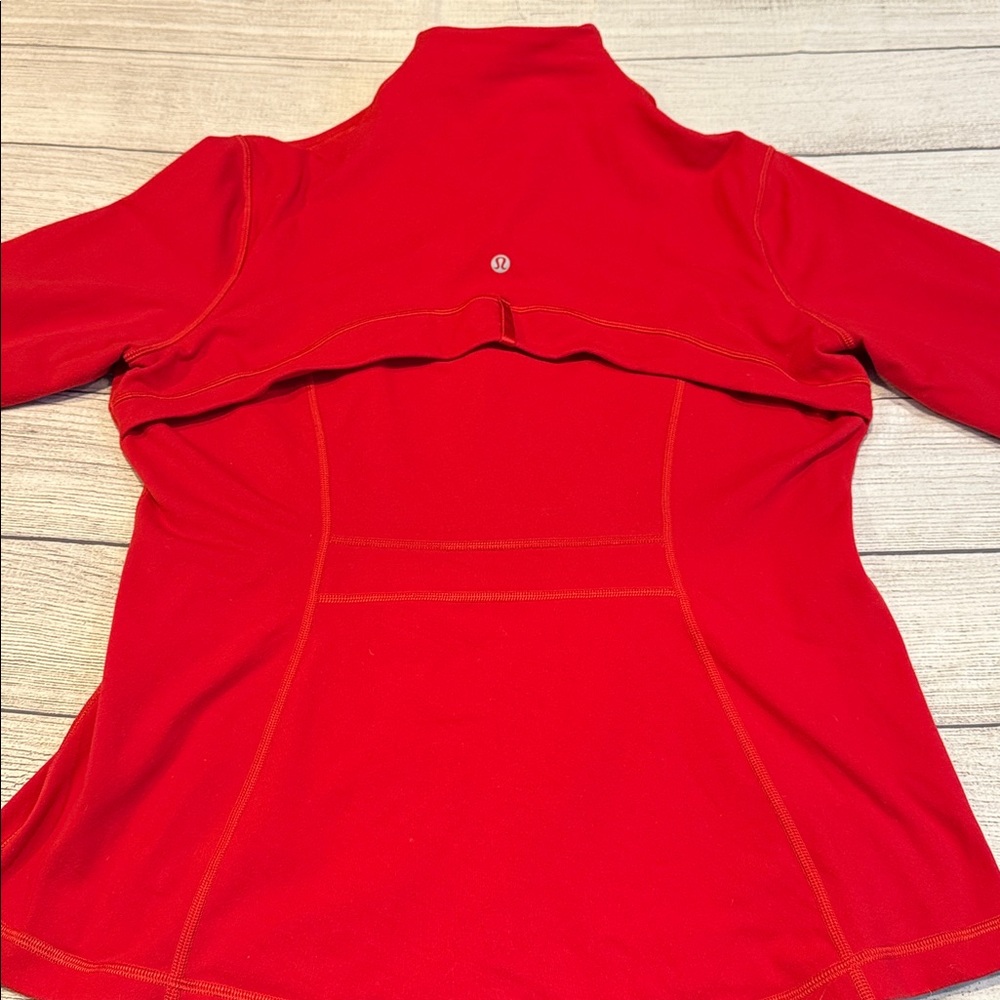 🍋Women’s Lululemon Define Jacket ❤️RARE❤️Size 16 Dark Red W4AWKS🍋 - Picture 12 of 16
